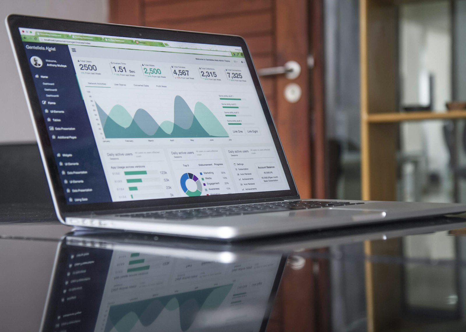 Editorial illustration of a layered SaaS pricing ladder rising over a cost foundation with subtle tech-brand glyphs at the base, deep forest green and cream palette
